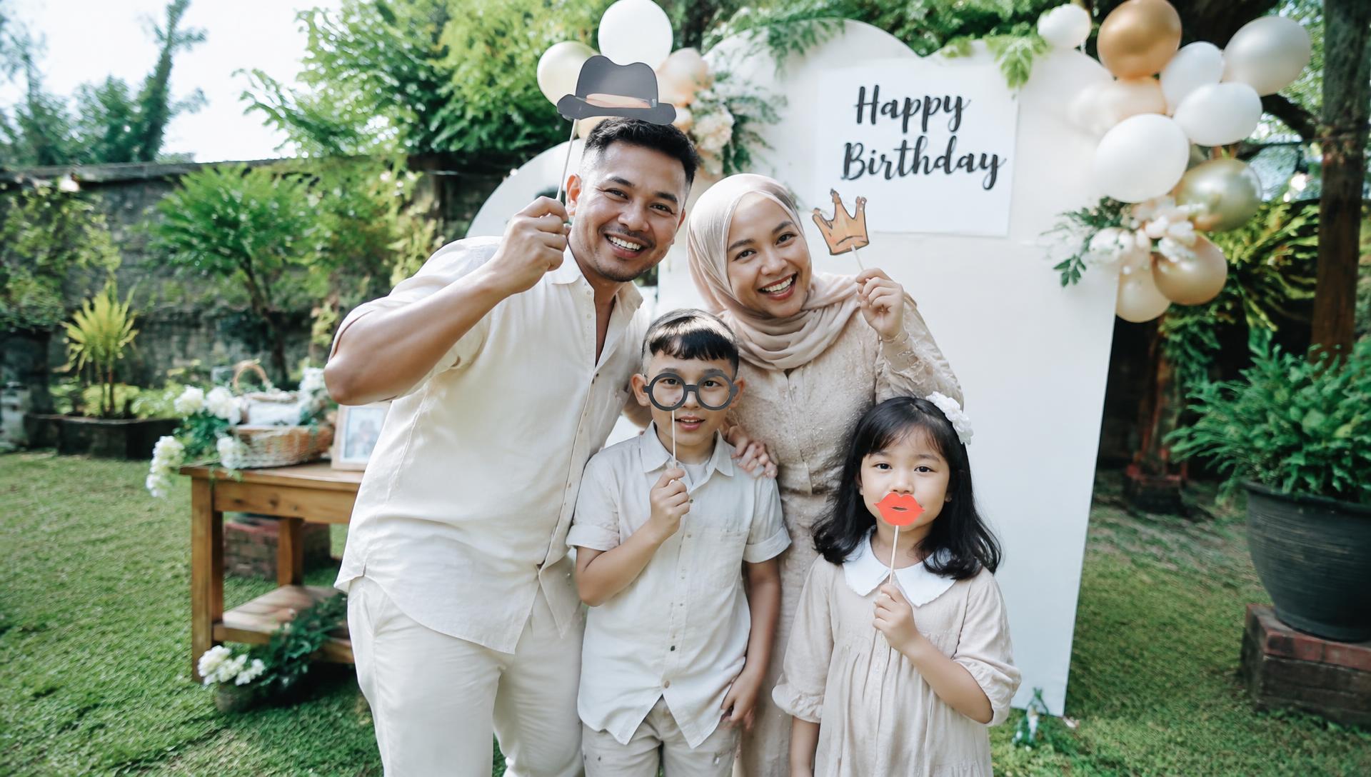 Garden birthday · family moments